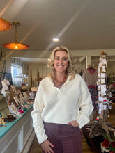 Load image into Gallery viewer, Cream Knit Sweater
