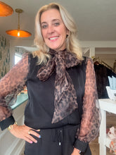Load image into Gallery viewer, Leopard Bow Top
