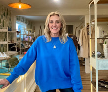 Load image into Gallery viewer, Royal Blue Knit Sweater
