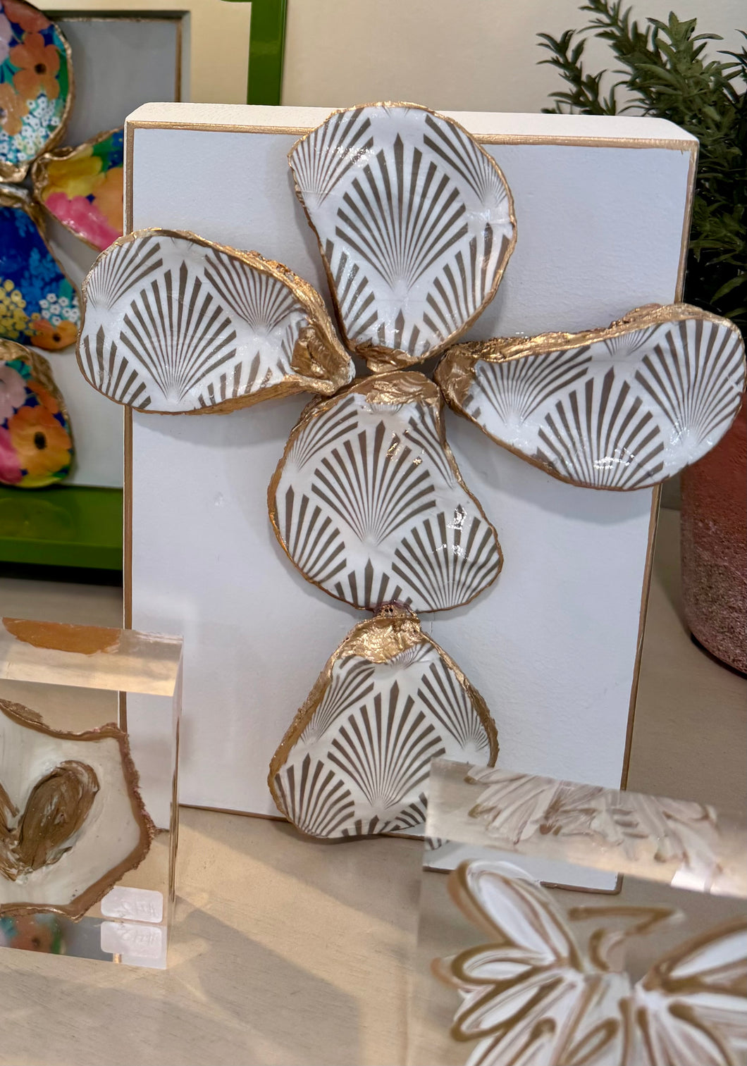 Oyster Shell Cross