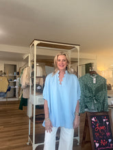 Load image into Gallery viewer, Baby Blue Scalloped Top
