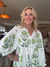 Load image into Gallery viewer, Green Floral Dress
