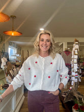 Load image into Gallery viewer, Embroidered Star Knit Sweater
