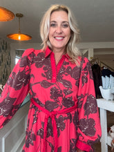 Load image into Gallery viewer, Red Print Dress
