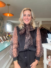 Load image into Gallery viewer, Leopard Bow Top
