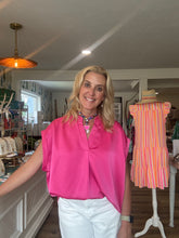 Load image into Gallery viewer, Pink Satin Top
