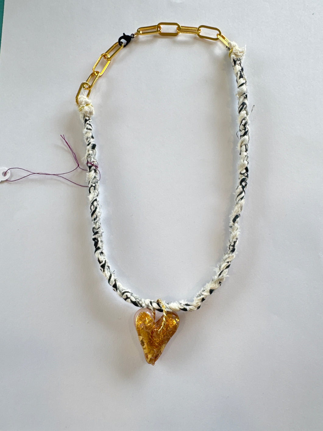 White Bandana Necklace