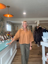 Load image into Gallery viewer, Caramel Knit Top

