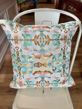 Load image into Gallery viewer, Seafoam and Peach Pillow
