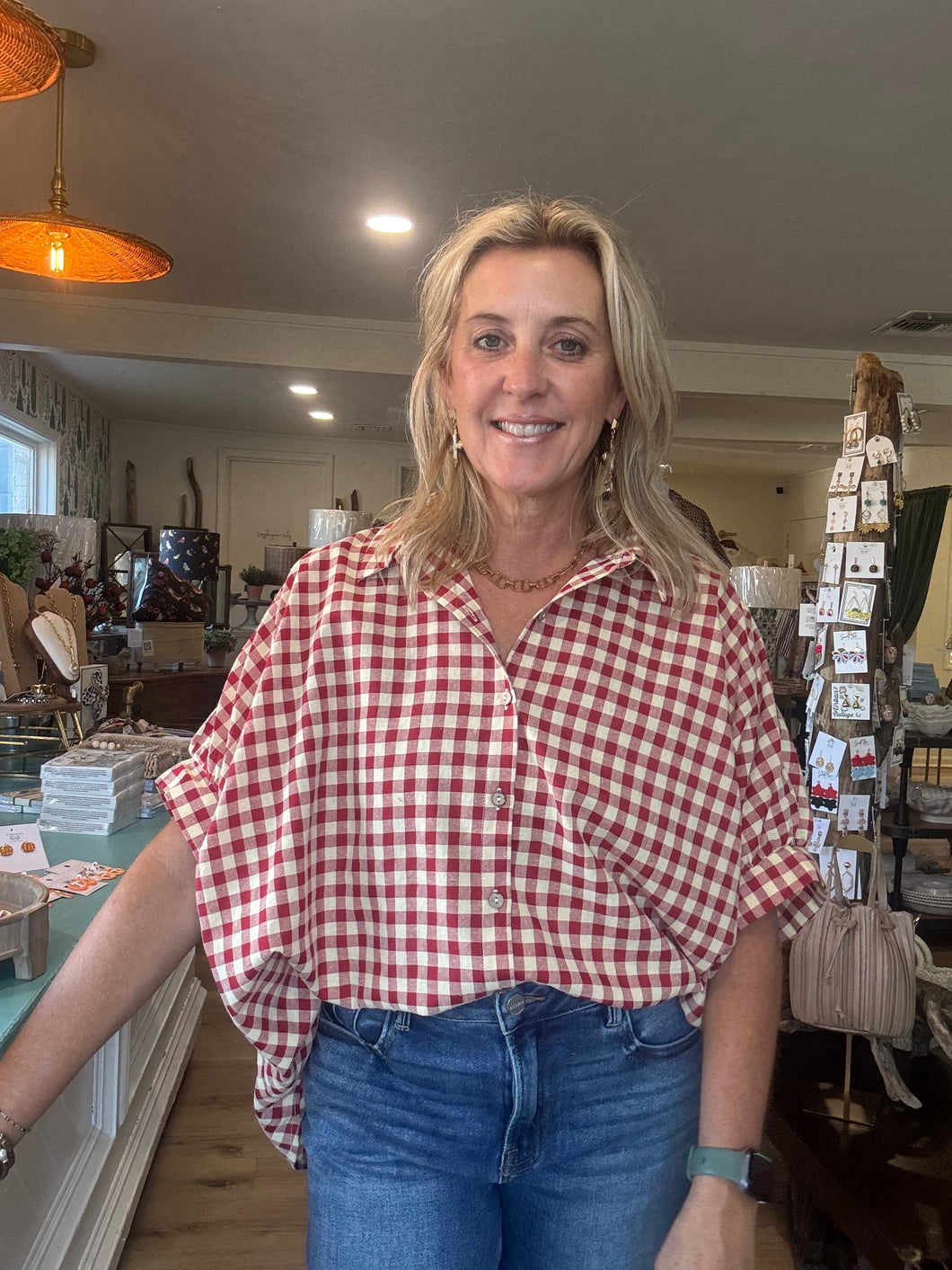 Gingham Top