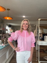 Load image into Gallery viewer, Pink Smocked Top
