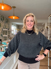 Load image into Gallery viewer, Black and White Sweater
