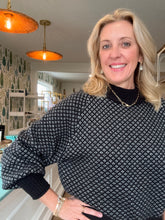 Load image into Gallery viewer, Black and White Sweater
