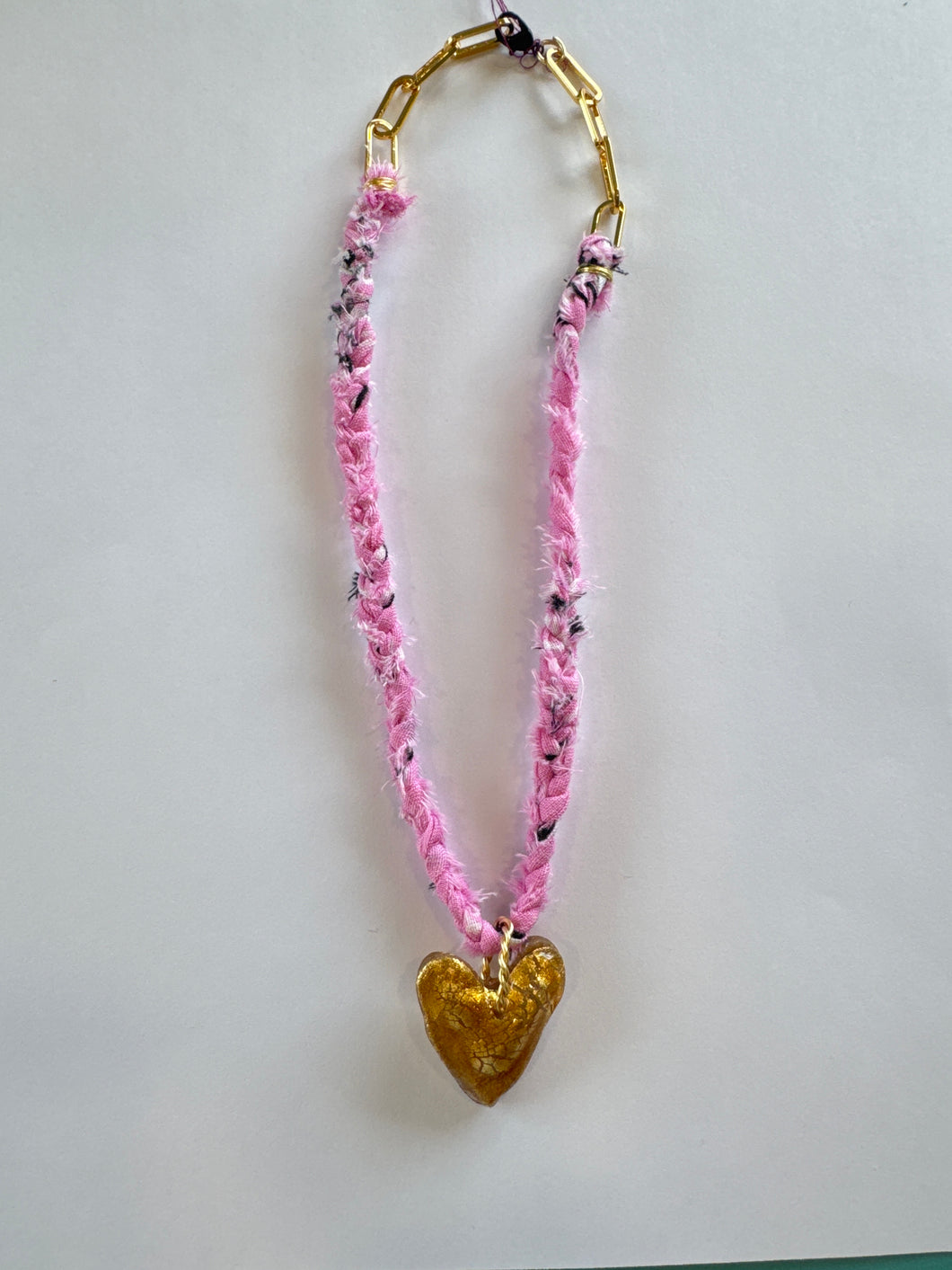 Pink Bandana necklace