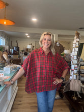 Load image into Gallery viewer, Red Plaid Top
