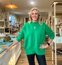 Load image into Gallery viewer, Kelly Green Knit Sweater
