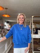 Load image into Gallery viewer, Royal Blue Knit Sweater
