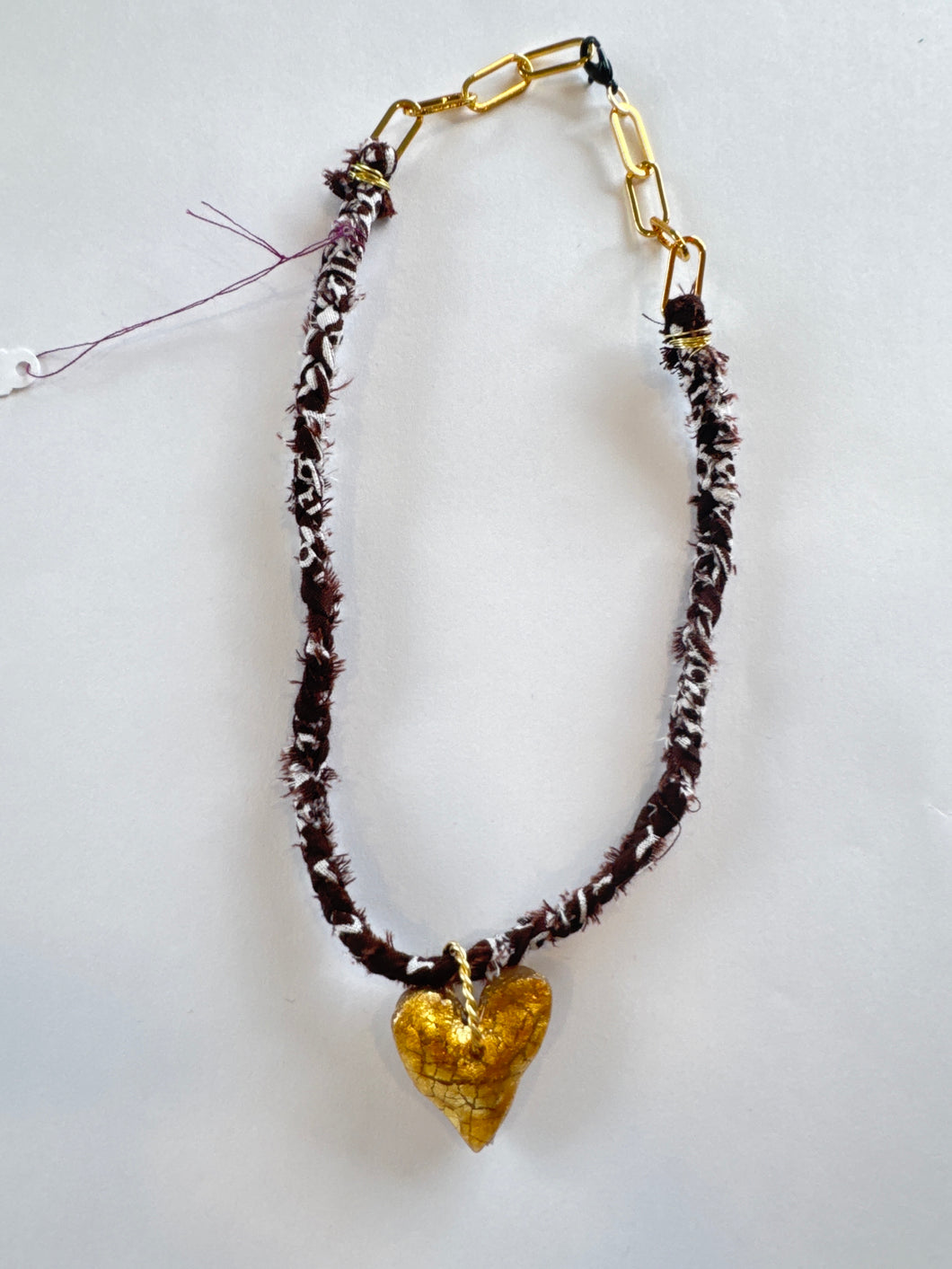 Brown Bandana Necklace