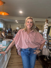 Load image into Gallery viewer, Gingham Top
