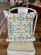 Load image into Gallery viewer, Seafoam and Peach Pillow
