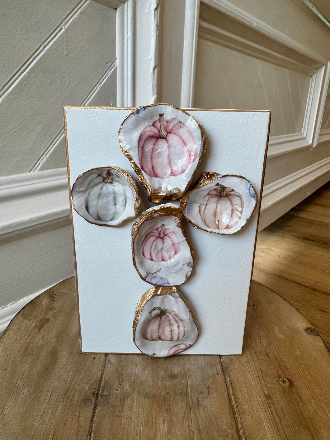 Fall Oyster Shell Cross