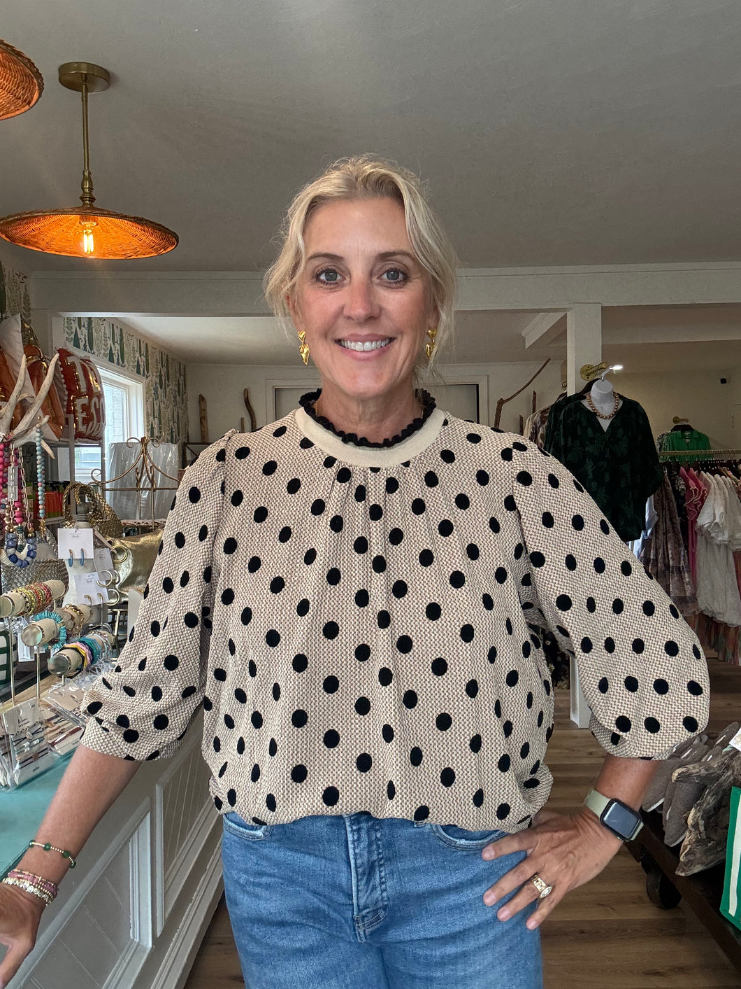 Polka Dot Top