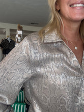 Load image into Gallery viewer, Snake Metallic Top
