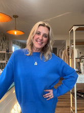 Load image into Gallery viewer, Royal Blue Knit Sweater
